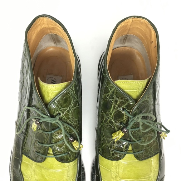 Mauri Ankle Boots Size 13 Green Full Alligator main image 7